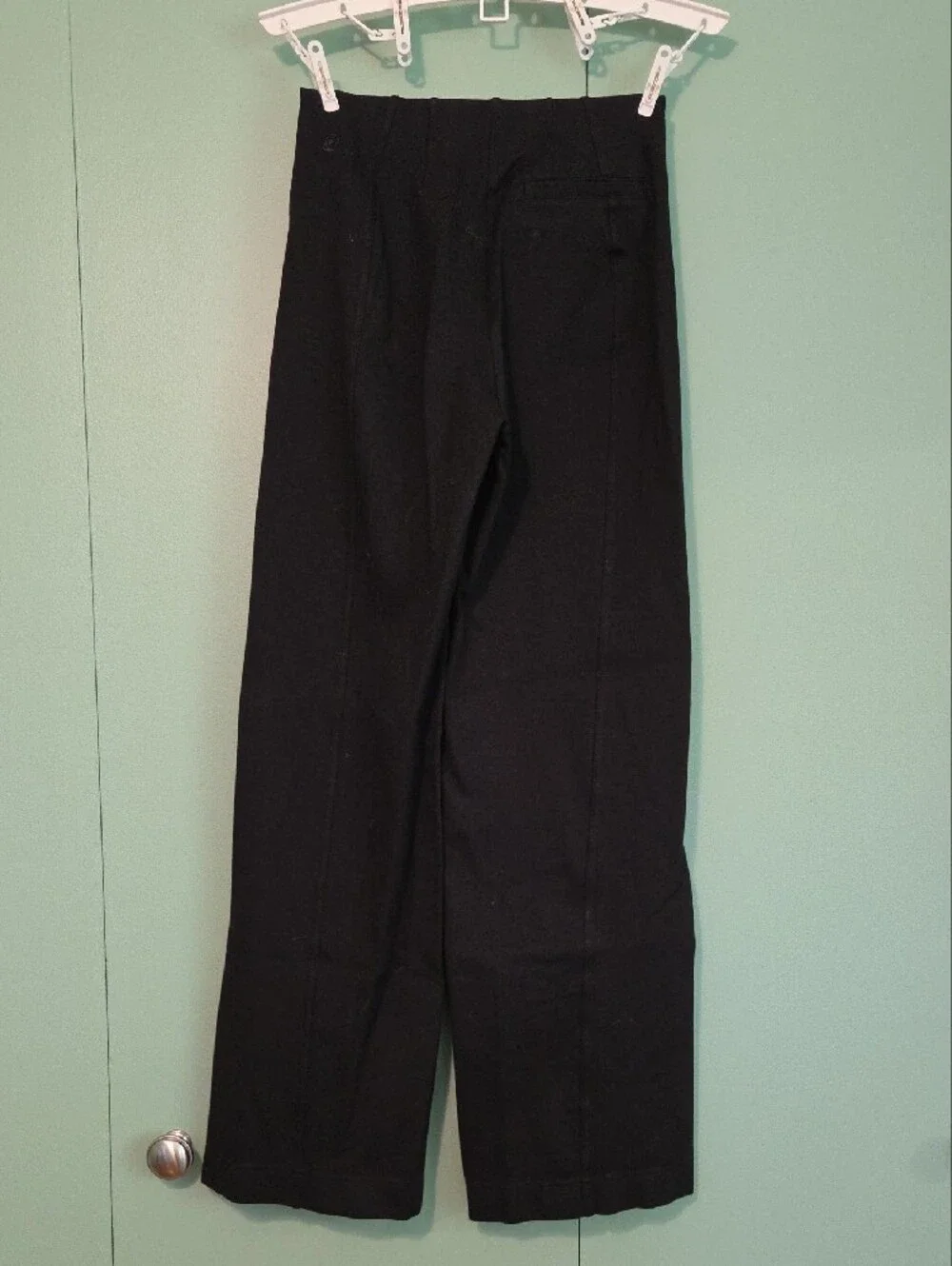 Lululemon Classic High-Waist Black Wide-Leg Pants Size Xs